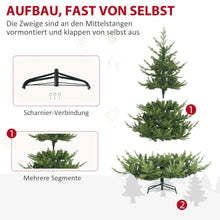 Laden Sie das Bild in den Galerie-Viewer, Künstlicher Weihnachtsbaum – 1,8 m, realistisches Aussehen, schneller Aufbau