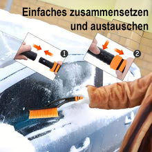 Laden Sie das Bild in den Galerie-Viewer, 2-in-1 Schneebürste und Eiskratzer – ausziehbares Winterwerkzeug für Ihr Fahrzeug