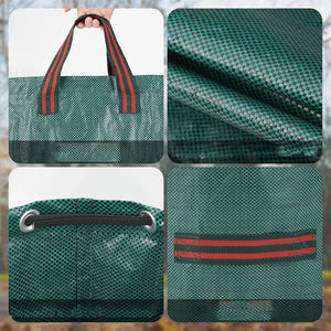 Doppelpack: 500 Liter Gartenabfallsack XXL. Gartentasche Riesiger Laubsack