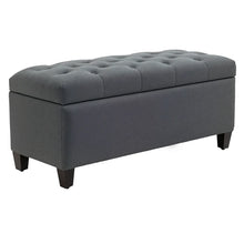 Laden Sie das Bild in den Galerie-Viewer, Sitzbank Polsterbank mit Stauraum Truhenbank Flur Schlafzimmer Wohnzimmer, diverse Farben. 100 x 40 x 44 cm