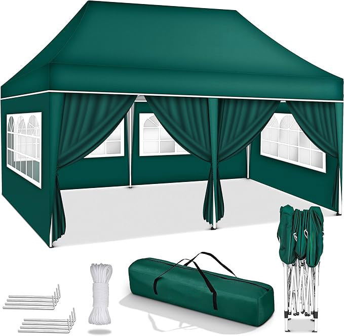 faltzelt 3x6 wasserdicht Faltpavillon wasserdicht. Pop Up. Mit 6 Seitenteilen. 3x6 Meter. Garte – Premium Box GmbH
