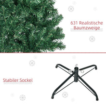 Laden Sie das Bild in den Galerie-Viewer, Künstlicher Weihnachtsbaum mit LED-Beleuchtung, 2,1 m, Grün