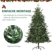 Laden Sie das Bild in den Galerie-Viewer, Künstlicher Weihnachtsbaum – 1,5 m mit natürlichem Design, flammhemmend