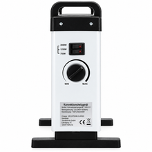 Laden Sie das Bild in den Galerie-Viewer, Leistungsstarker Konvektor für angenehme Wärme. 3 Stufen einstellbar bis 2000 Watt mit Thermostat