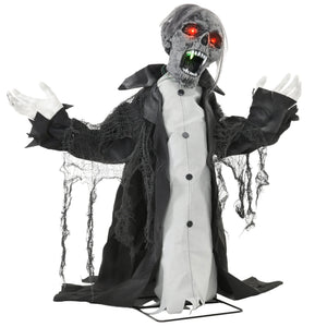 Halloween Dekoration erschreckender Zombie 102 cm LED-Lichter und Soundfunktion