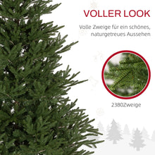 Laden Sie das Bild in den Galerie-Viewer, Künstlicher Weihnachtsbaum – 1,8 m, realistisches Aussehen, feuersicherer Kunststoff