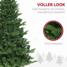 Laden Sie das Bild in den Galerie-Viewer, Künstlicher Weihnachtsbaum, 180 cm, naturgetreu, flammhemmend, inkl. Metallfuß