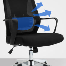 Laden Sie das Bild in den Galerie-Viewer, KAN ergonomischer und einstellbarer Chefsessel, Bürostuhl, Mesh-Stoff, schwitzfrei.