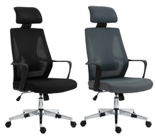 Laden Sie das Bild in den Galerie-Viewer, KAN ergonomischer und einstellbarer Chefsessel, Bürostuhl, Mesh-Stoff, schwitzfrei.