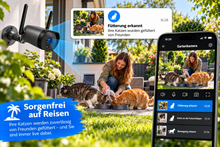 Laden Sie das Bild in den Galerie-Viewer, Überwachungskamera mit Einzelbild-Aufnahmen. WO IST MEINE KATZE? (Hund, Kind etc.) – EIN BLICK IN DIE APP, UND DU SIEHST, OB SIE DA WAR!