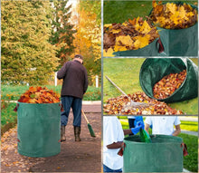 Laden Sie das Bild in den Galerie-Viewer, Doppelpack: 500 Liter Gartenabfallsack XXL. Gartentasche Riesiger Laubsack