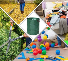 Laden Sie das Bild in den Galerie-Viewer, Doppelpack: 500 Liter Gartenabfallsack XXL. Gartentasche Riesiger Laubsack