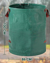 Laden Sie das Bild in den Galerie-Viewer, Doppelpack: 500 Liter Gartenabfallsack XXL. Gartentasche Riesiger Laubsack
