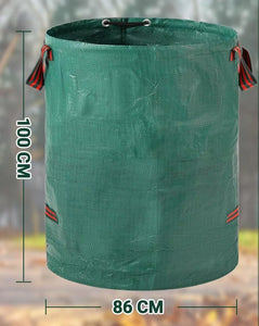 Doppelpack: 500 Liter Gartenabfallsack XXL. Gartentasche Riesiger Laubsack