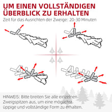 Laden Sie das Bild in den Galerie-Viewer, Künstlicher Weihnachtsbaum Nordmanntanne – 1,5 m, breit &amp; üppig