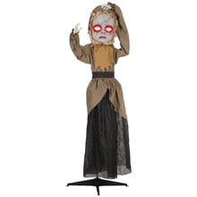 Laden Sie das Bild in den Galerie-Viewer, Halloween animierte Geisterpuppe 160 cm mit Spezialeffekten und Soundfunktion