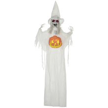Laden Sie das Bild in den Galerie-Viewer, Lebensgroßer Halloween-Geist, mit Bewegungssensor und LED-Lichtern, 183 cm