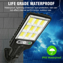 Laden Sie das Bild in den Galerie-Viewer, Solar-LED-Wandlampen (4-8-12er Set) mit Bewegungsmelder. Solarleuchten für Außen mit Bewegungsmelder – wetterfest &amp; kabellos