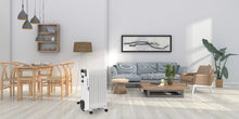 Laden Sie das Bild in den Galerie-Viewer, Neues Modell 2025: Radiator Heizung. 2000 Watt. Einstellbar mit Thermostat. Mit Rippen. Ölheizung.