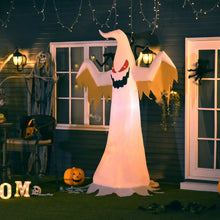 Laden Sie das Bild in den Galerie-Viewer, Halloween Selbstaufblasenderes Gespenst 2,4 m Dekoration mit LEDs IP44