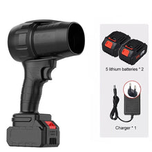 Laden Sie das Bild in den Galerie-Viewer, Black Edition Akku-LaubbläserBläser Pistolen-Laubbläser Extrempower mit bis zu 210 km/h. 2 Akus