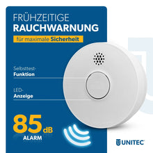 Laden Sie das Bild in den Galerie-Viewer, Fairer Preis: Rauchwarnmelder 4er-Set – mehr Sicherheit für Ihr Zuhause.