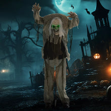 Laden Sie das Bild in den Galerie-Viewer, Halloween Dekoration Skelett 160 cm mit LED-Lichter Soundfunktion
