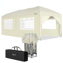Laden Sie das Bild in den Galerie-Viewer, Faltpavillon 3 x 6 m – Pop-Up Pavillon inklusive Tragetasche. Sonnenschutz und leichter Regen. Mit 6 Seitenteilen.