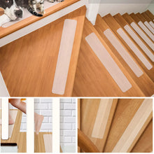 Laden Sie das Bild in den Galerie-Viewer, Lebensretter: 15 x Antirutsch-Streifen, transparent. Für Treppen. 15x60 cm