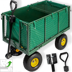 Bollerwagen 550 kg – Der vielseitige Transportwagen für alle Gelegenheiten. 4 Farben zur Auswahl.