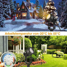 Laden Sie das Bild in den Galerie-Viewer, LED Gartenlicht 8er Set mit Gartenspieß. 8 x 3 Watt LED-Licht. Warmweiß.