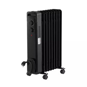 Neues Modell 2025: Radiator Heizung. 2000 Watt. Einstellbar mit Thermostat. Mit Rippen. Ölheizung.