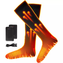 Laden Sie das Bild in den Galerie-Viewer, Heizbares Paar Socken mit 2 x Akku 4000 mAh. Nie mehr kalte Füße! Perfekt in der kalten Jahreszeit.