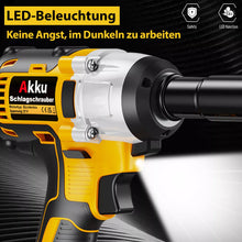 Laden Sie das Bild in den Galerie-Viewer, Akku-Schlagschrauber 21 Volt (Akkuratsche) mit 2 Akkus und Ladegerät.