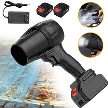 Laden Sie das Bild in den Galerie-Viewer, Black Edition Akku-LaubbläserBläser Pistolen-Laubbläser Extrempower mit bis zu 210 km/h. 2 Akus