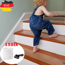 Laden Sie das Bild in den Galerie-Viewer, Lebensretter: 15 x Antirutsch-Streifen, transparent. Für Treppen. 15x60 cm