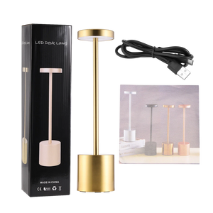 LED Tischlampe. Lampe mit Dimmung. Akkubetrieb. Nachttisch, Gartentisch. Exklusiv. Touch-Funktion
