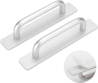2er Set selbstklebende Balkontürgriffe oder Schrankgriffe aus Aluminium