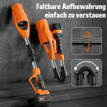 Laden Sie das Bild in den Galerie-Viewer, Faltbarer Akku-Laubbläser – ultraleicht, kompakt inkl. 2 Li-Ion-Akkus und Ladegerät.