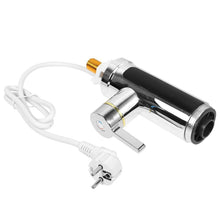 Laden Sie das Bild in den Galerie-Viewer, Wasserhahn Flxibel Armatur mit Durchlauferhitzer mit LED-Anzeige. Komplette 3000W Armatur mit Stromanschluss.
