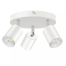 Laden Sie das Bild in den Galerie-Viewer, Objekt Büro Deckenstrahler Deckenleuchte GU10 schwenkbar mit LED-Strahlern. 1- bis 4-flammig. Schwarz oder weiß.