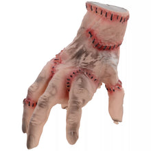 Laden Sie das Bild in den Galerie-Viewer, Halloween Grusel Hand vernarbt. Realistisch 21 cm mit Soundfunktioin