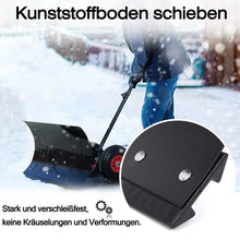 Laden Sie das Bild in den Galerie-Viewer, Effizienter Schneeschieber mit Rollen: Räumen Sie Schnee 3-4 mal schneller – Mit Luftbereifung
