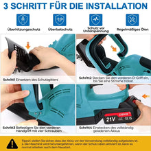 Laden Sie das Bild in den Galerie-Viewer, Sonderposten: Leistungsstarke Akku-Heckenschere. Inkl. 2 Akkus und Ladegerät.