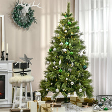 Laden Sie das Bild in den Galerie-Viewer, Weihnachtsbaum 180 cm mit 586 Astspitzen 240 LED-Leuchten Grün