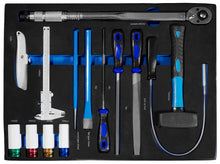 Laden Sie das Bild in den Galerie-Viewer, XXL Profi-Werkzeugwagen 8 Schubladen Werkstattwagen mit Werkzeug gefüllt. 89 kg Gesamtgewicht.