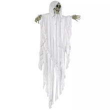 Laden Sie das Bild in den Galerie-Viewer, Halloween Hängender Horror Geist 153 cm mit LED Augen, glühend.