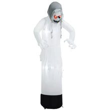 Laden Sie das Bild in den Galerie-Viewer, Halloween Geisterhexe 190 cm mit roten Augen aufblasbar Hexen mit LED-Lichtern