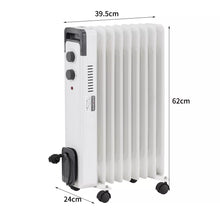 Laden Sie das Bild in den Galerie-Viewer, Neues Modell 2025: Radiator Heizung. 2000 Watt. Einstellbar mit Thermostat. Mit Rippen. Ölheizung.