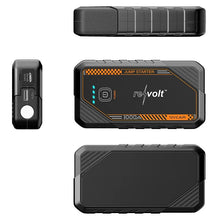 Laden Sie das Bild in den Galerie-Viewer, Kfz-Starthilfe startet Ihr Auto zuverlässig bei leerer Batterie! 7.200 mAh, 800 A Peak, 12 Volt, mit heller LED-Leuchte.